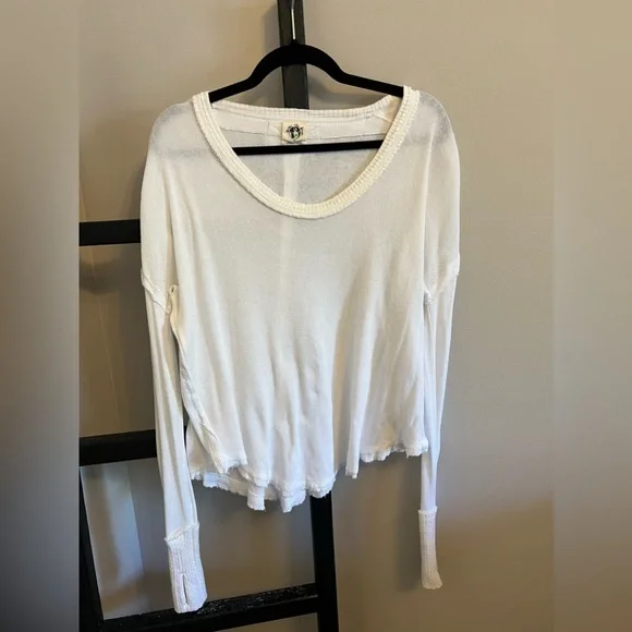 Free People Colby Raw Edge Top - Picture 2 of 5